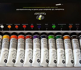 12 darabos akril szett